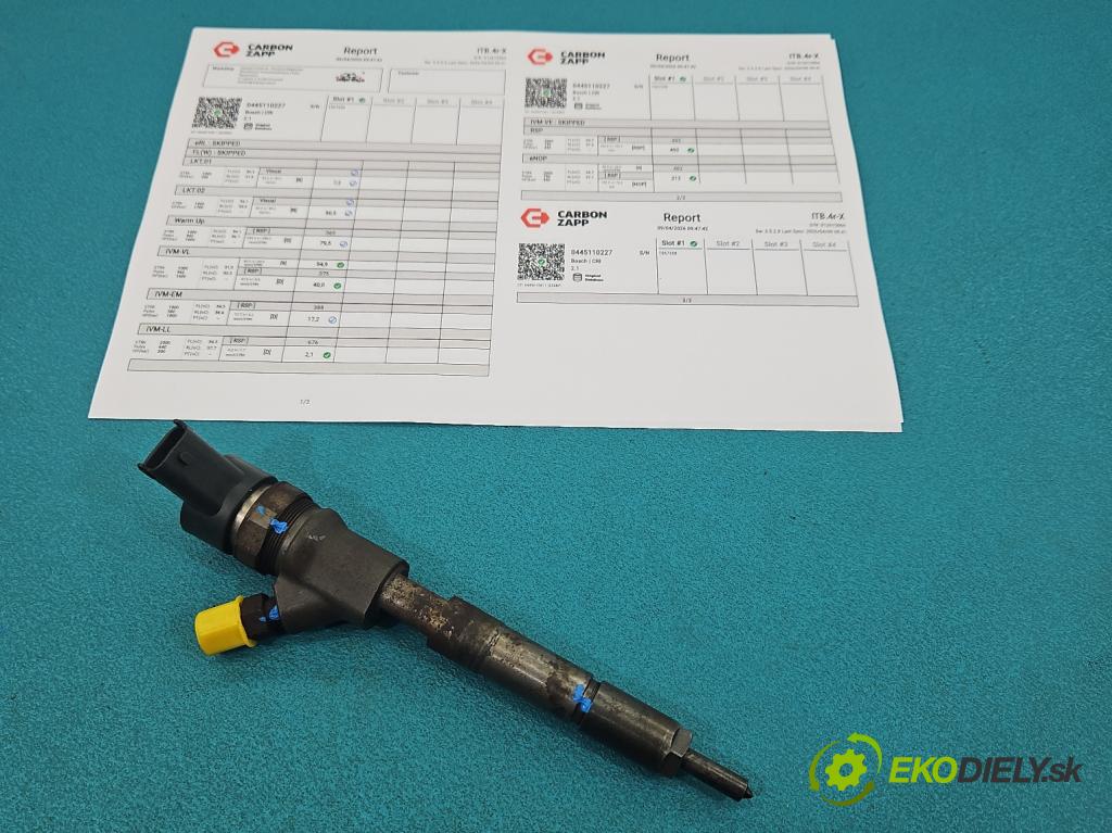 Toyota Corolla E12 2001-2009 1.4 D4D 90 HP manual 66 kW 1364 cm3 5- vstrek 0445110227 (Vstrekovač paliva)