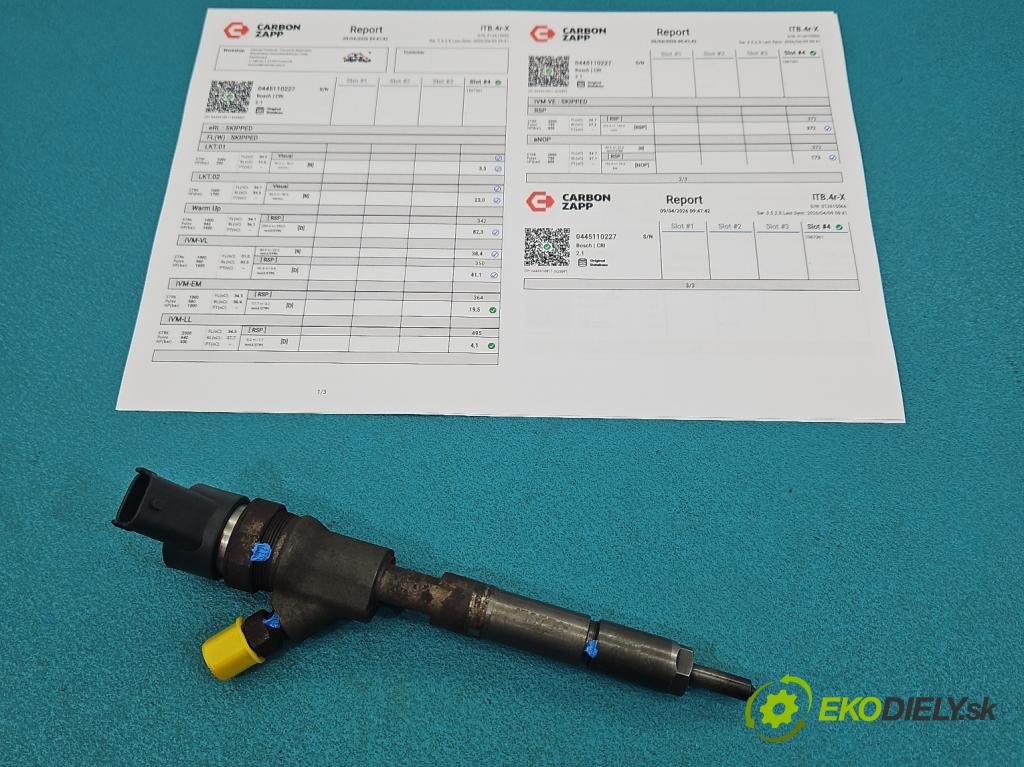 Toyota Corolla E12 2001-2009 1.4 D4D 90 HP manual 66 kW 1364 cm3 5- vstrek 0445110227 (Vstrekovač paliva)