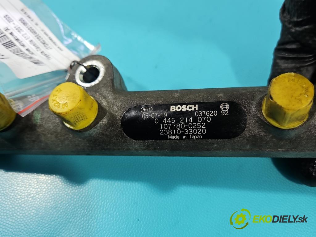 Toyota Corolla E12 2001-2009 1.4 D4D 90 HP manual 66 kW 1364 cm3 5- lišta vstrekovacia 0281002507 (Vstrekovacia lišta)