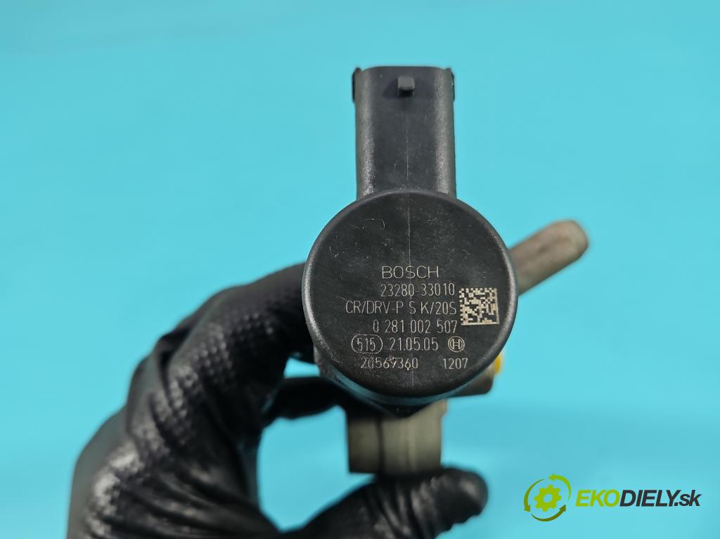 Toyota Corolla E12 2001-2009 1.4 D4D 90 HP manual 66 kW 1364 cm3 5- lišta vstrekovacia 0281002507 (Vstrekovacia lišta)