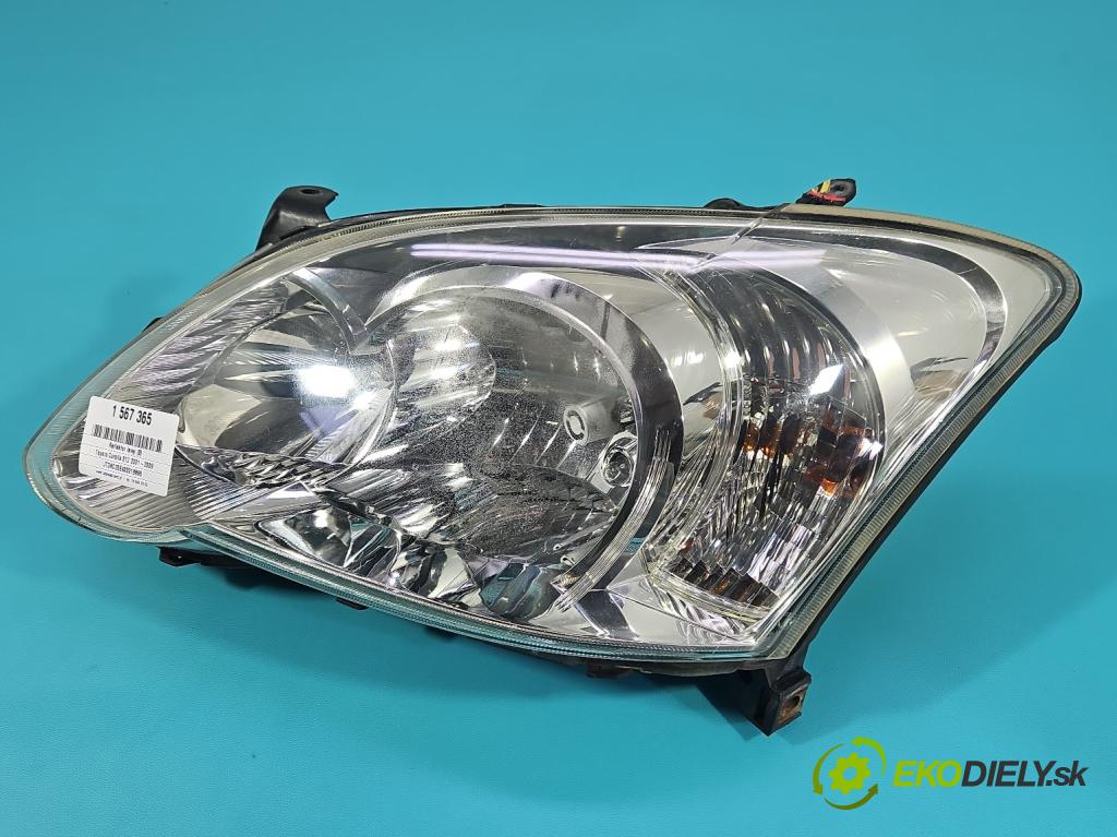 Toyota Corolla E12 2001-2009 1.4 D4D 90 HP manual 66 kW 1364 cm3 5- Reflektor: ľavý  (Kľučka dverí ostatné)