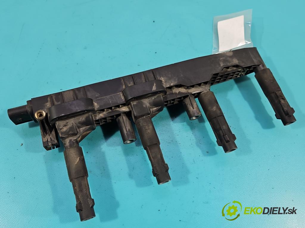 Mercedes A W168 1997-2004 1.6 8V 102 hp manual 75 kW 1598 cm3 5- cívka zapalovací A0001501380 (Zážehová cívka)