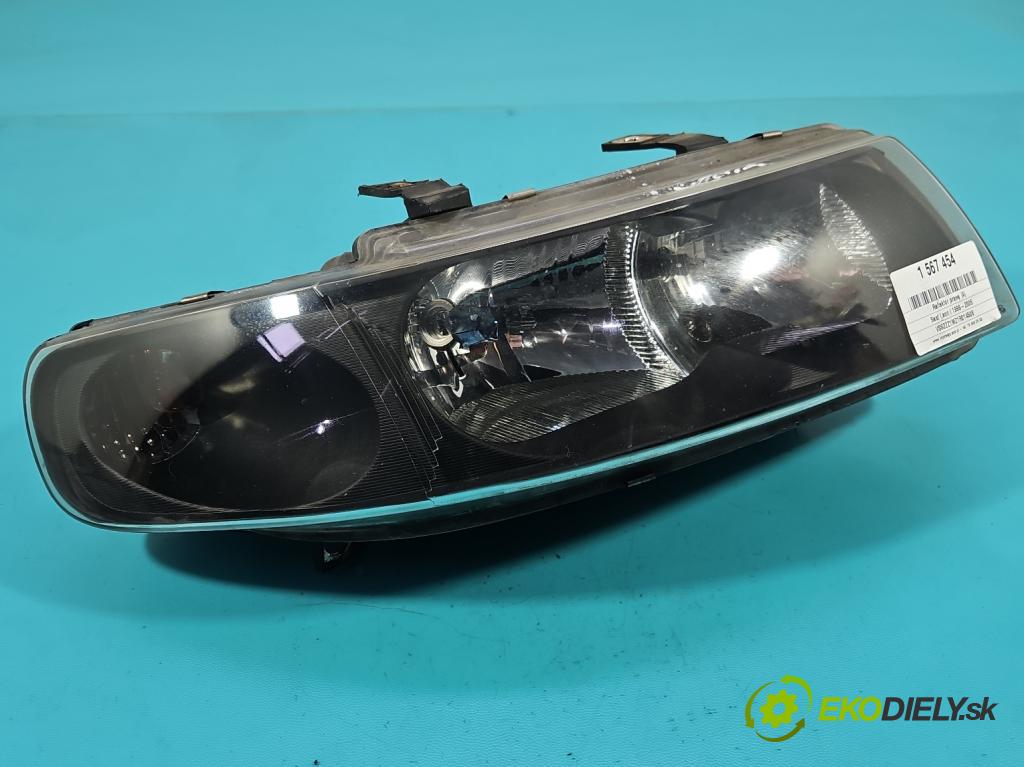 Seat Leon I 1999-2005 1.9 tdi 110 hp manual 81 kW 1896 cm3 5- světlo pravý  (Pravé přední světlo)
