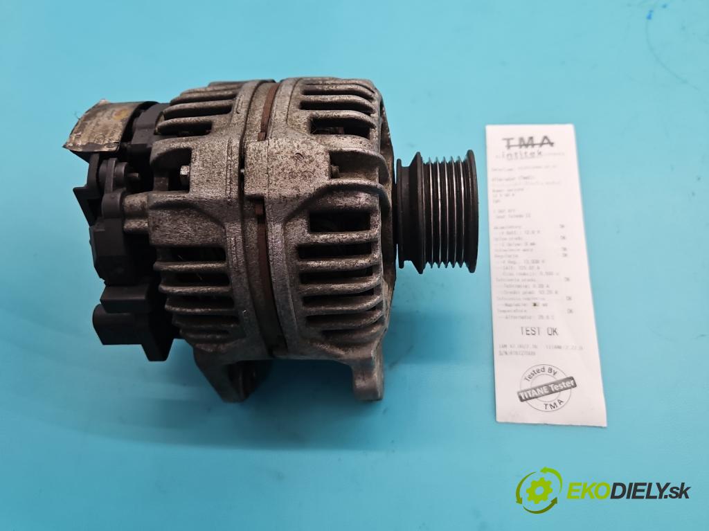 Seat Toledo II 1998-2004 1.6 16V 105 hp manual 77 kW 1598 cm3 4- Alternator 0986041500 (Alternátor)