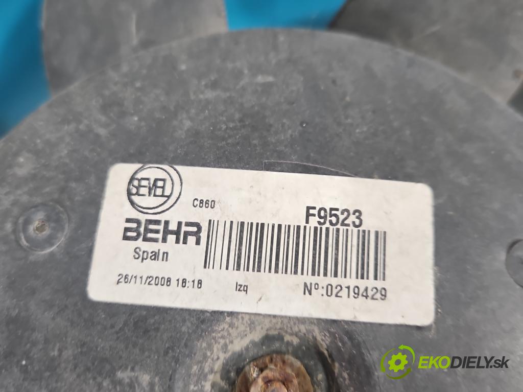 Peugeot Boxer II 2006-2018 2.2 hdi 120 HP manual 88 kW 2198 cm3 5- Ventilátor chladiča F9523