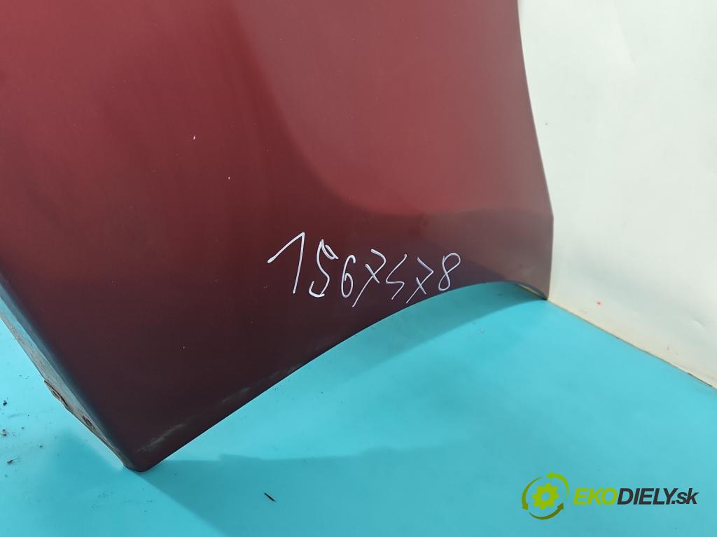Toyota Corolla E16/E18  2013-2019 1.6 16V 132  HP manual 97 kW 1598 cm3 4- nárazník zadné  (Kľučka dverí ostatné)