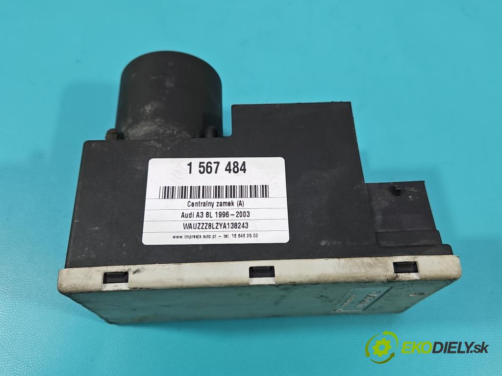 Audi A3 8L 1996-2003 1.6 SR 102 HP manual 75 kW 1595 cm3 3- Centrální: zámek: 8L0862257L