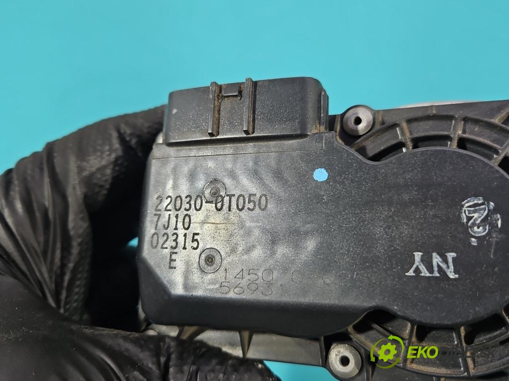 Toyota Corolla E16/E18  2013-2019 1.6 16V 132 hp manual 97 kW 1598 cm3 4- škrticí klapka 22030-0T050 (Škrticí klapka)