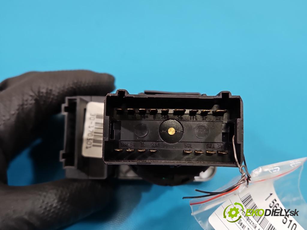 Seat Toledo II 1998-2004 1.6 16V 105 HP manual 77 kW 1598 cm3 4- prepínač světla: na doska: 1M1941531L