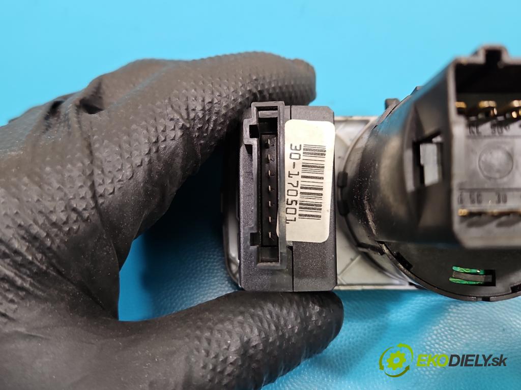 Seat Toledo II 1998-2004 1.6 16V 105 HP manual 77 kW 1598 cm3 4- prepínač světla: na doska: 1M1941531L