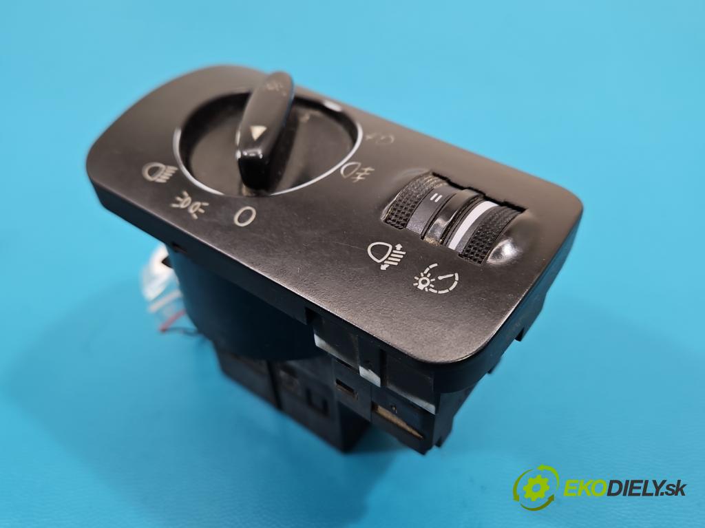 Seat Toledo II 1998-2004 1.6 16V 105 HP manual 77 kW 1598 cm3 4- prepínač světla: na doska: 1M1941531L