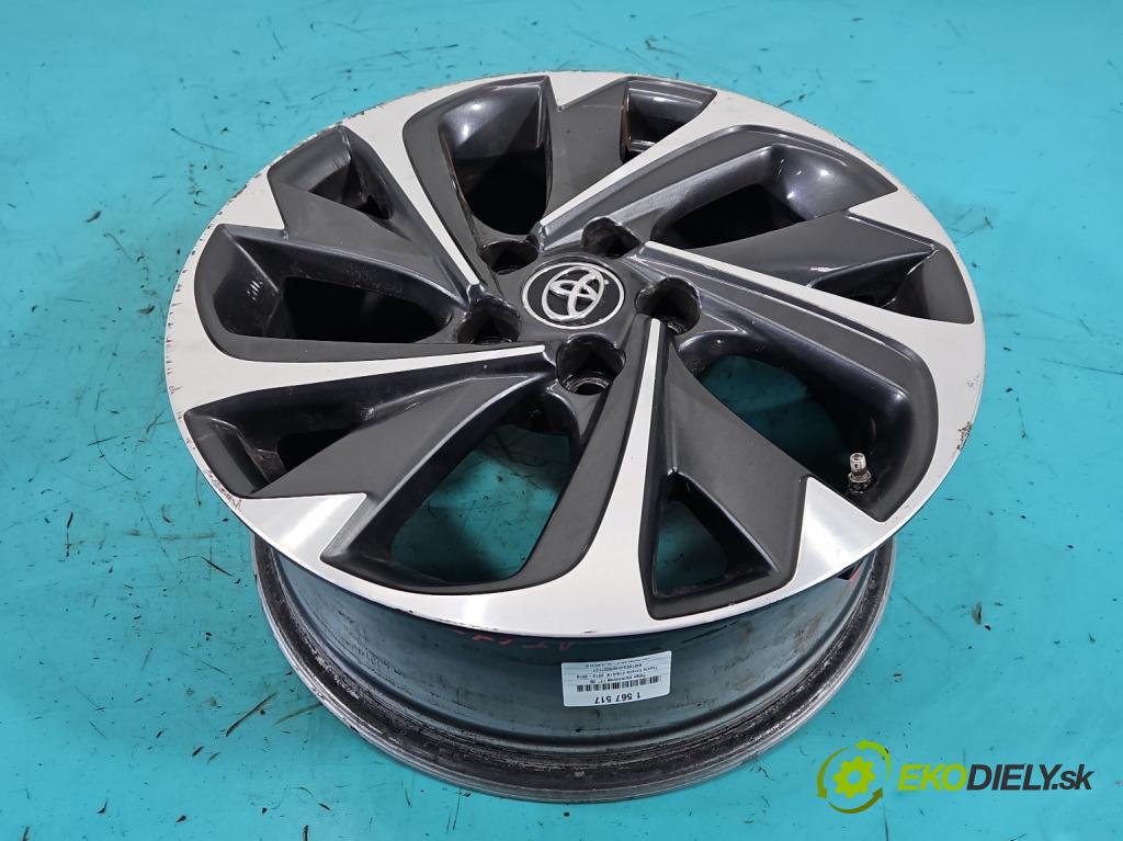Toyota Corolla E16/E18 2013-2019 1.6 16V 132 HP manual 97 kW 1598 cm3 4- Disk hliník 17"