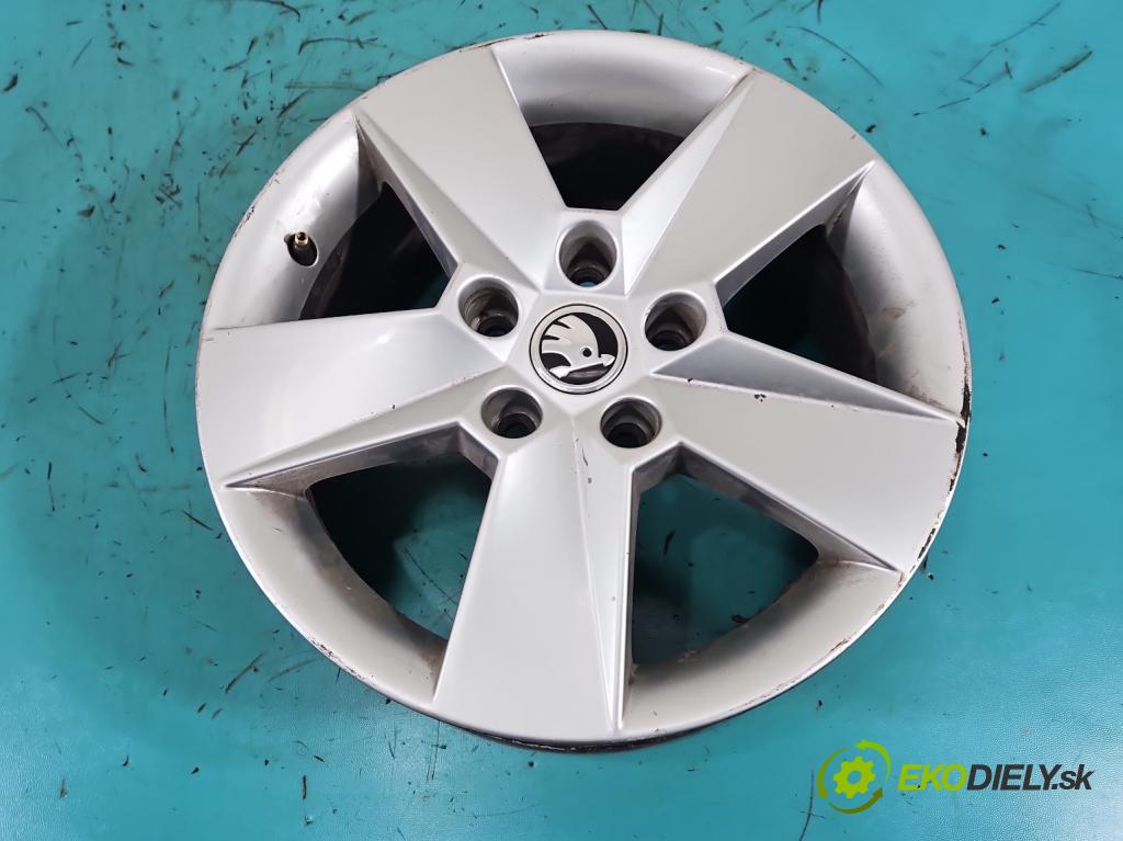 Skoda Octavia III 2013- 1.5 TSI 150 hp manual 110 kW 1498 cm3 5- Felga hliník 16" komplet 5E0601025H