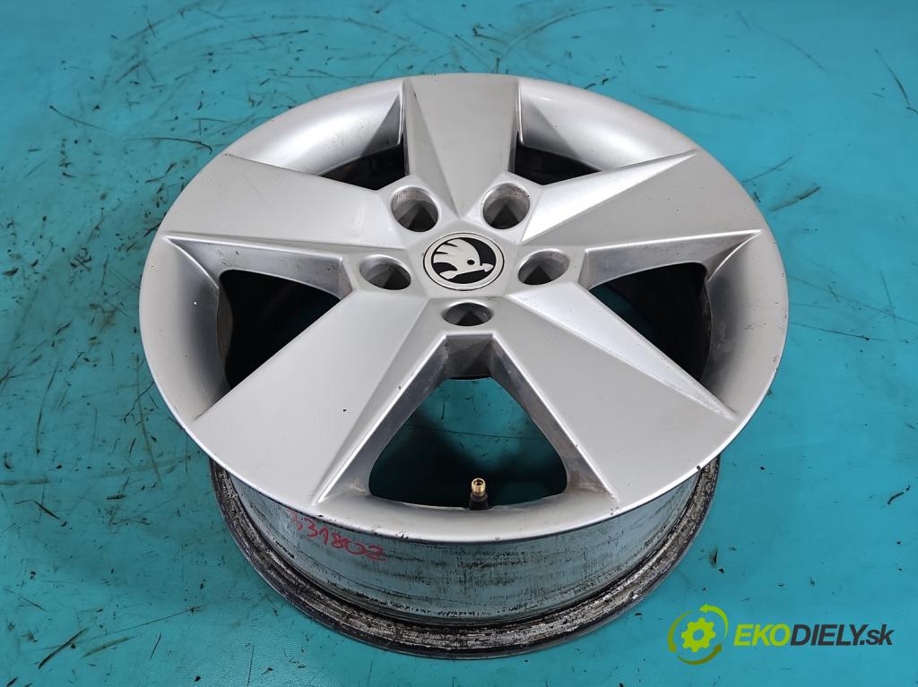 Skoda Octavia III 2013- 1.5 TSI 150 hp manual 110 kW 1498 cm3 5- Felga hliník 16" komplet 5E0601025H