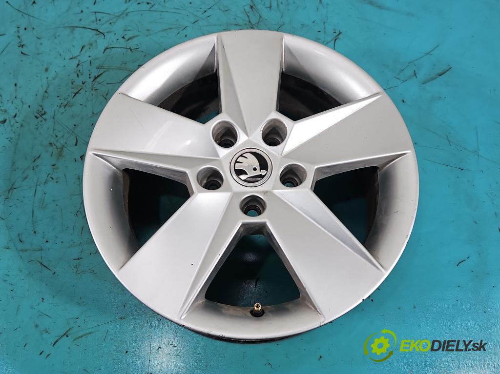 Skoda Octavia III 2013- 1.5 TSI 150 hp manual 110 kW 1498 cm3 5- Felga hliník 16" komplet 5E0601025H