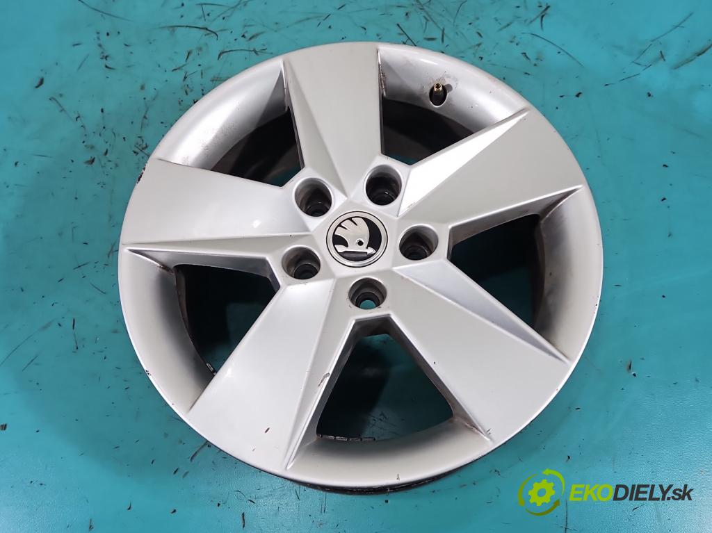 Skoda Octavia III 2013- 1.5 TSI 150 hp manual 110 kW 1498 cm3 5- Felga hliník 16" komplet 5E0601025H