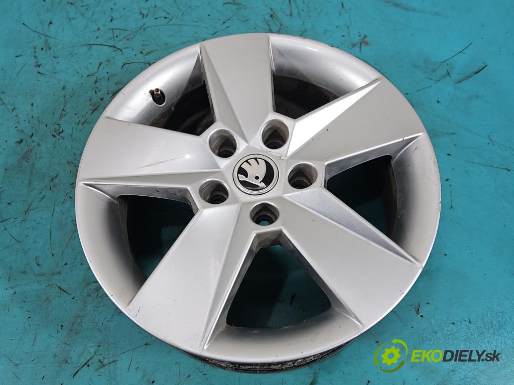 Skoda Octavia III 2013- 1.5 TSI 150 hp manual 110 kW 1498 cm3 5- Felga hliník 16" komplet 5E0601025H