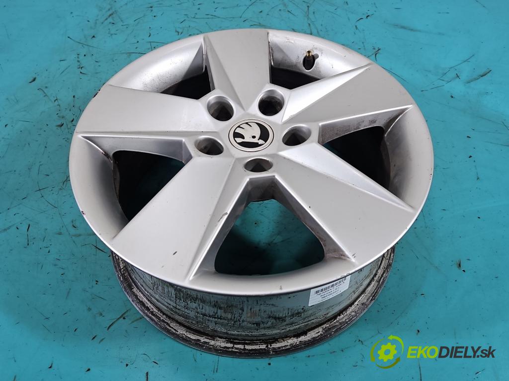 Skoda Octavia III 2013- 1.5 TSI 150 hp manual 110 kW 1498 cm3 5- Felga hliník 16" komplet 5E0601025H