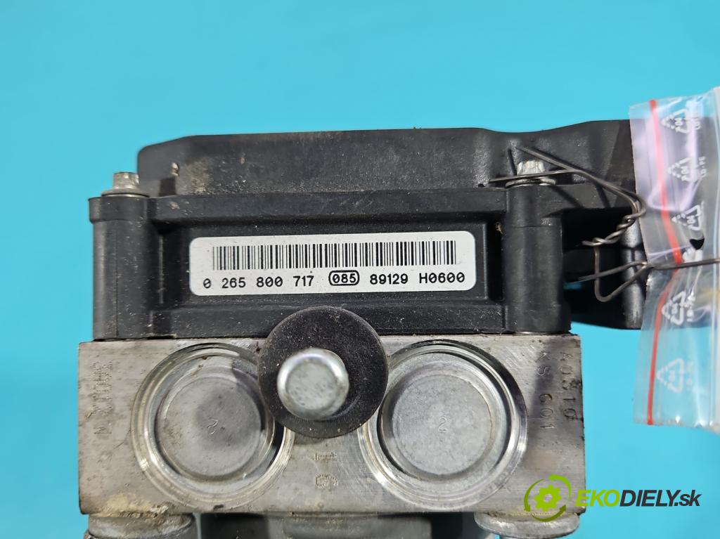 Peugeot Boxer II 2006-2018 2.2 hdi 120 HP manual 88 kW 2198 cm3 5- čerpadlo abs 0265800717 (Pumpa ABS)