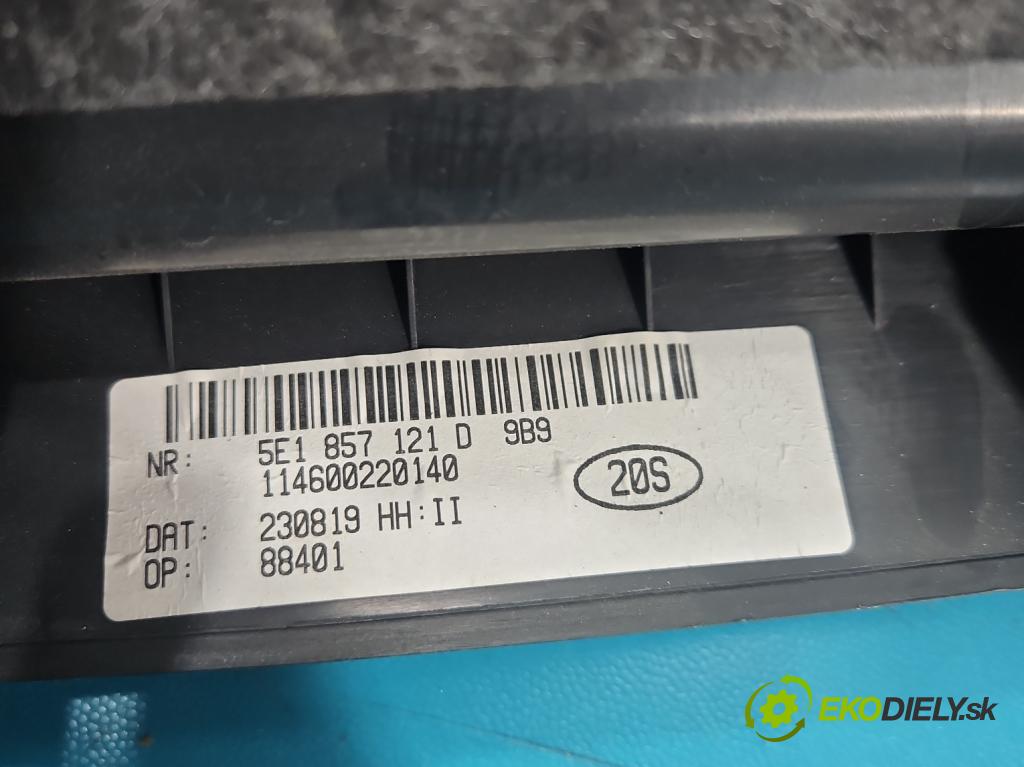 Skoda Octavia III 2013- 1.5 TSI 150 HP manual 110 kW 1498 cm3 5- kastlík 5E1857121D