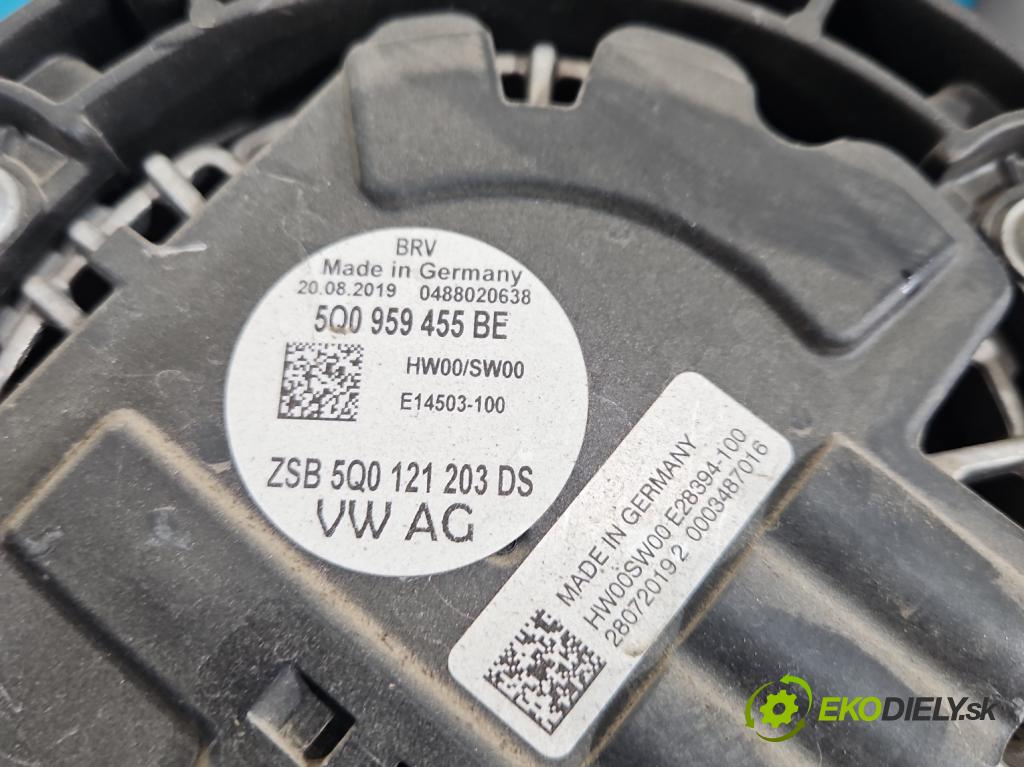 Skoda Octavia III 2013- 1.5 TSI 150 HP manual 110 kW 1498 cm3 5- Ventilátor chladiča 5Q0959455BE