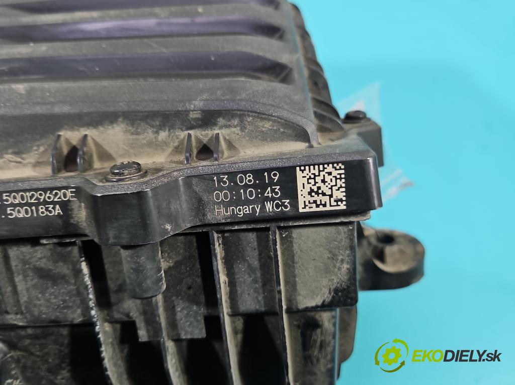 Skoda Octavia III 2013- 1.5 TSI 150 hp manual 110 kW 1498 cm3 5- obal filtra vzduchu 5Q0129618K (Kryt vzduchového filtru)