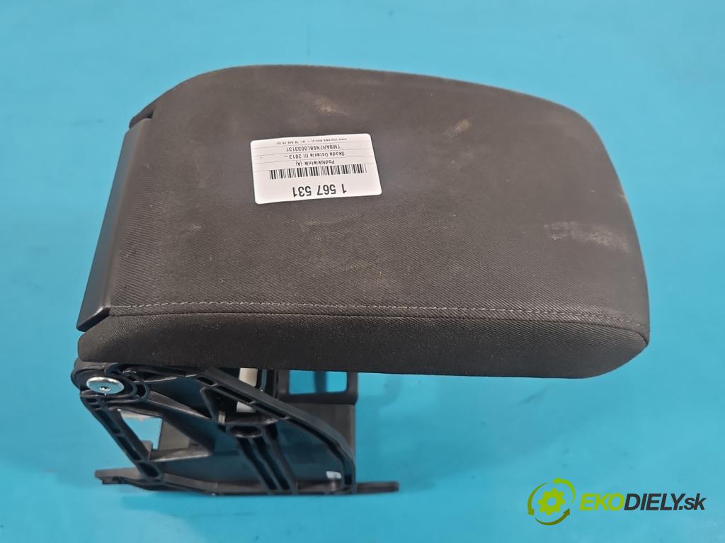 Skoda Octavia III 2013- 1.5 TSI 150 hp manual 110 kW 1498 cm3 5- loketní opěrka 5E0864207 (Loketní opěrka)