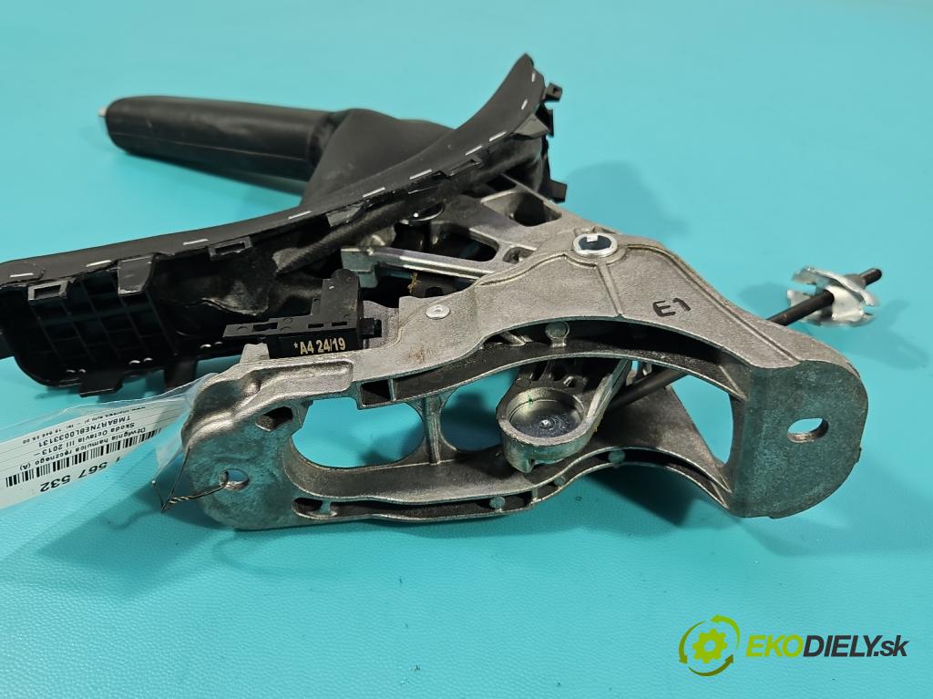 Skoda Octavia III 2013- 1.5 TSI 150 HP manual 110 kW 1498 cm3 5- Páka: brzda: ručný 5E0711301D