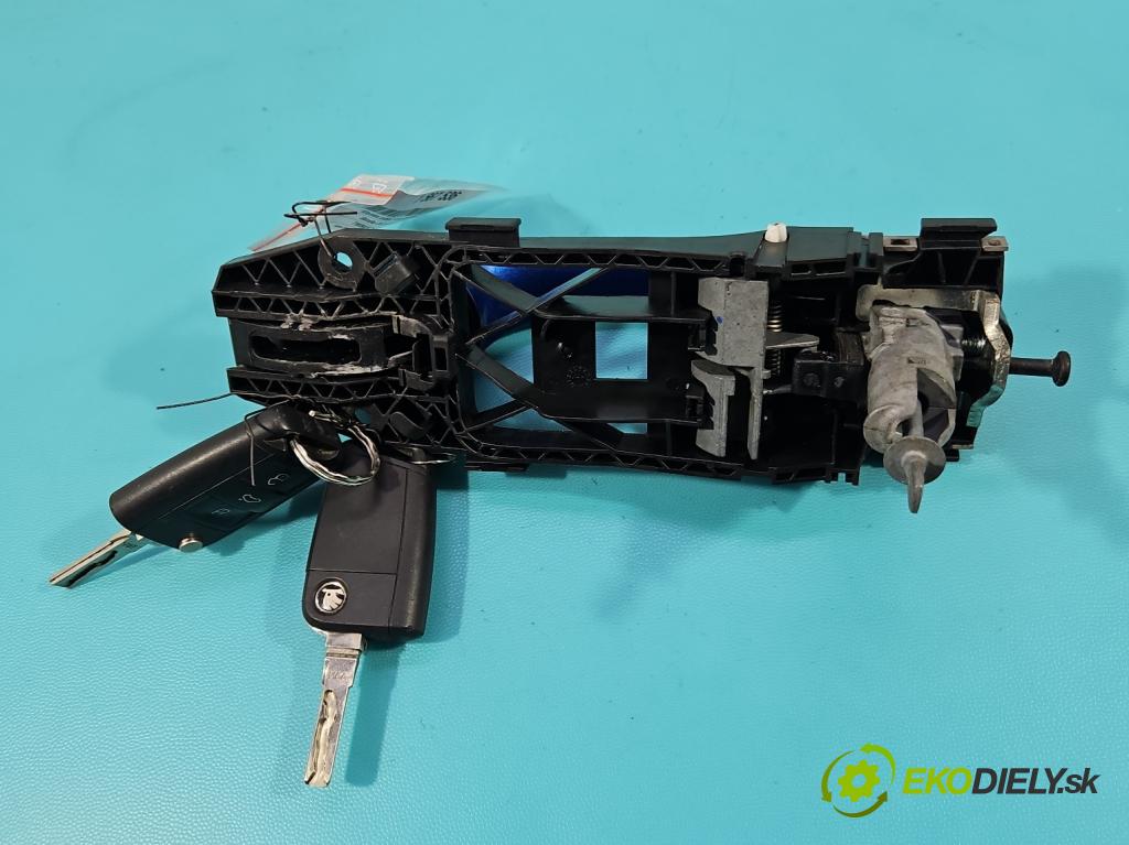 Skoda Octavia III 2013- 1.5 TSI 150 HP manual 110 kW 1498 cm3 5- rukoväť predné ľavé mimo: 5N0837885H (Kľučka dverí vonkajšia predná ľavá)