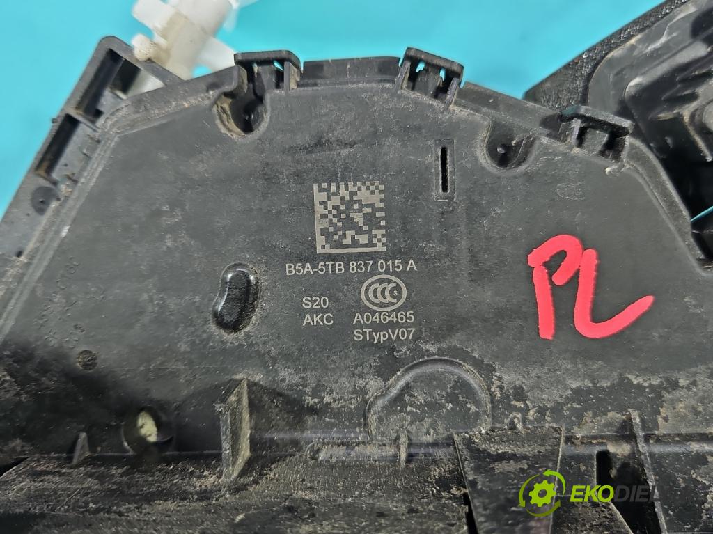 Skoda Octavia III 2013- 1.5 TSI 150 HP manual 110 kW 1498 cm3 5- zámok predné ľavý 5TB837015A