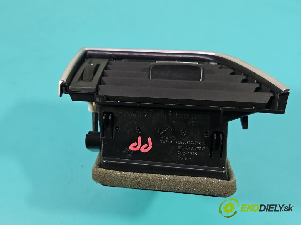 Skoda Octavia III 2013- 1.5 TSI 150 HP manual 110 kW 1498 cm3 5- Mřížka: kúrenia ostatné 5E0819702E