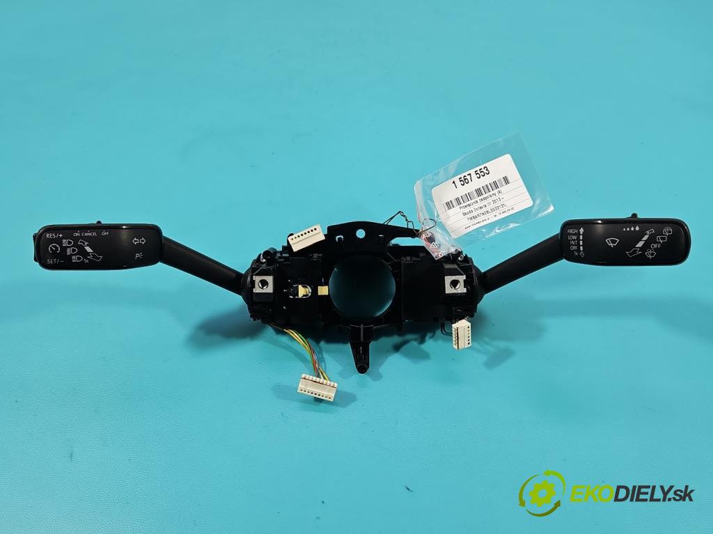 Skoda Octavia III 2013- 1.5 TSI 150 hp manual 110 kW 1498 cm3 5- Přepínač sdružený 5Q1953507B (Páčky pod volantem)