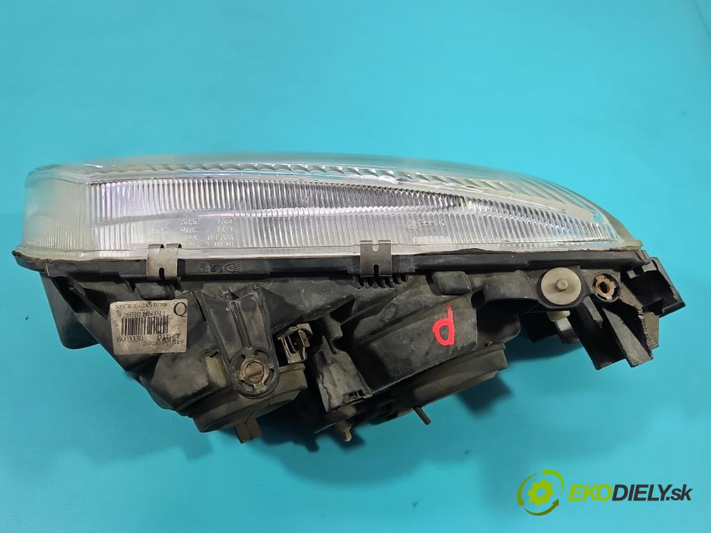 Nissan Almera N16 2000-2006 1.5 16V 90 HP manual 66 kW 1498 cm3 5- Reflektor: pravý 89003330 (Svetlo predné pravé)