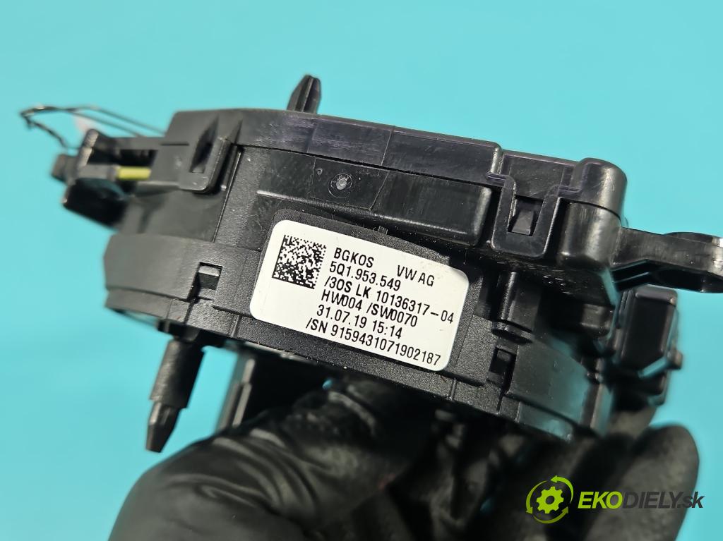 Skoda Octavia III 2013- 1.5 TSI 150 HP manual 110 kW 1498 cm3 5- Páska: airbag 5Q1953549 (Airbag)