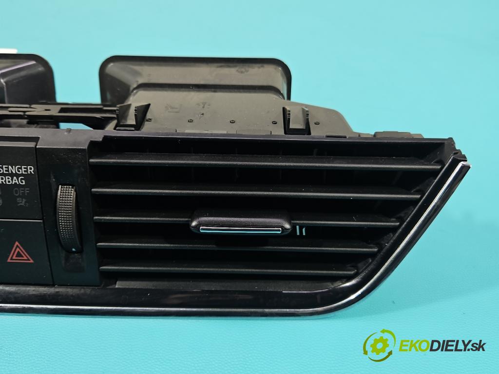 Skoda Octavia III 2013- 1.5 TSI 150 HP manual 110 kW 1498 cm3 5- Mřížka: kúrenia stredová 5E0820951C (Mriežka kúrenia (fukár))