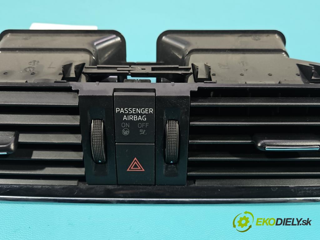 Skoda Octavia III 2013- 1.5 TSI 150 HP manual 110 kW 1498 cm3 5- Mřížka: kúrenia stredová 5E0820951C (Mriežka kúrenia (fukár))