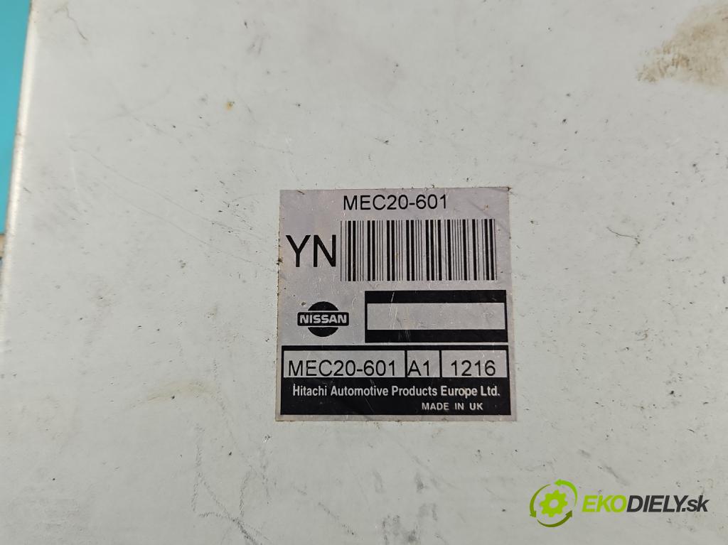 Nissan Almera N16 2000-2006 1.5 16V 90 HP manual 66 kW 1498 cm3 5- riadiaca jednotka motora MEC20-601