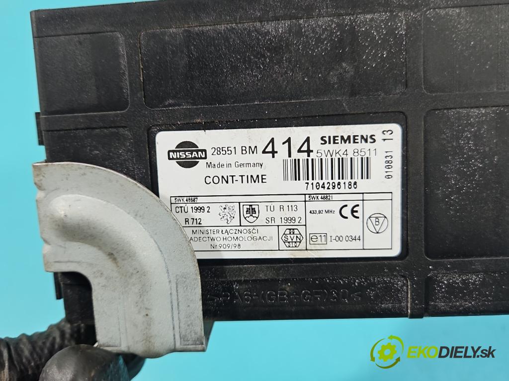 Nissan Almera N16 2000-2006 1.5 16V 90 HP manual 66 kW 1498 cm3 5- riadiaca jednotka motora MEC20-601