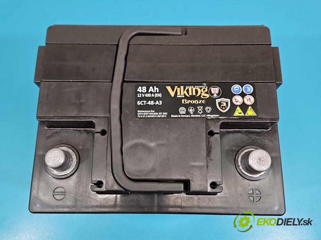 Skoda Rapid 2012-2019 1.4 tdi 90 hp manual 66 kW 1422 cm3 5- Akumulator automobilový 48AH 430A