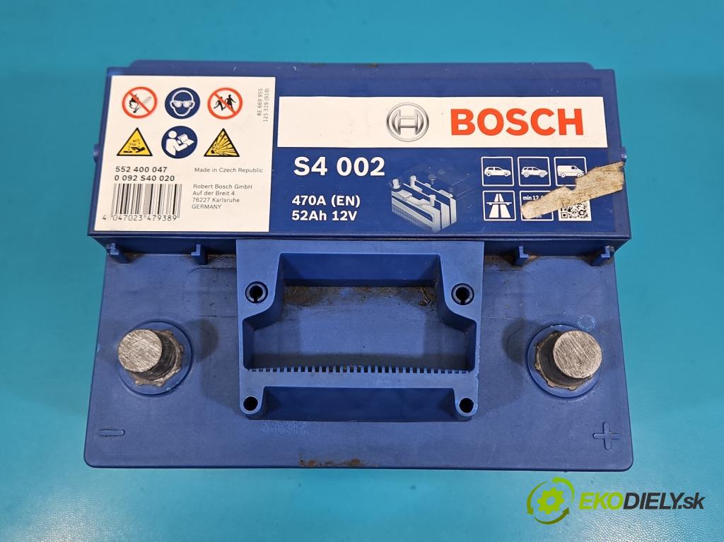 Toyota Corolla E16/E18  2013-2019 1.6 16V 132 hp manual 97 kW 1598 cm3 4- Akumulator automobilový 52AH 470A