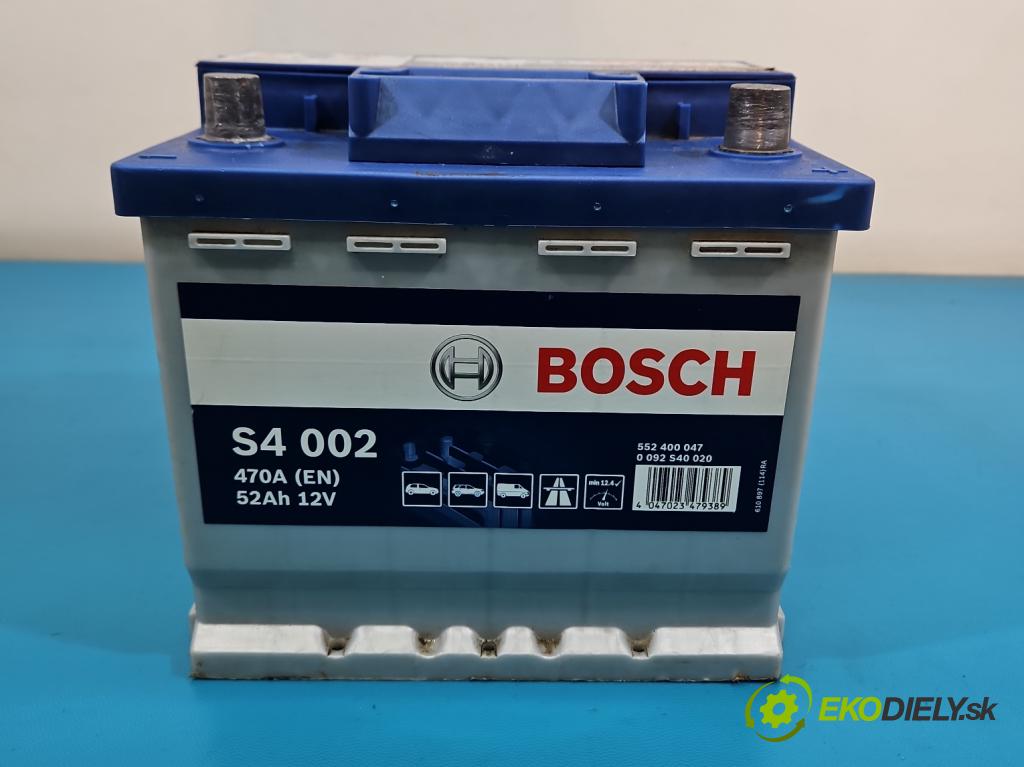 Toyota Corolla E16/E18  2013-2019 1.6 16V 132 hp manual 97 kW 1598 cm3 4- Akumulator automobilový 52AH 470A