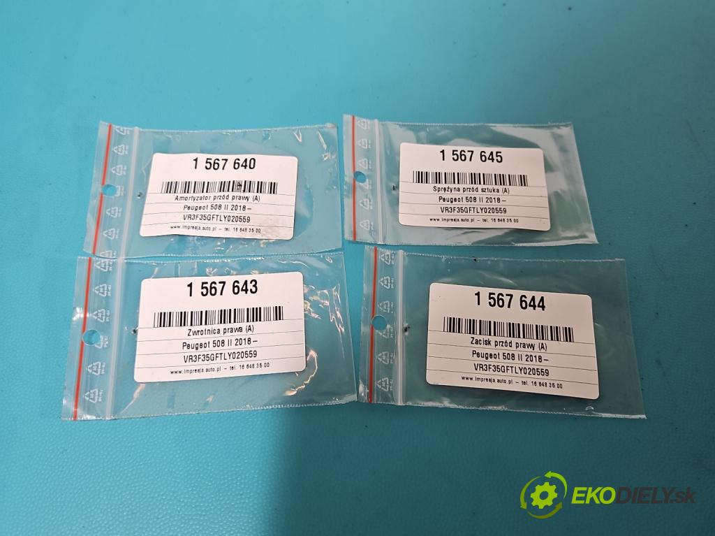 Peugeot 508 II 2018- 1.6 16V 181KM automatic 133 kW 1598 cm3 5- náboj pravé  (Náboj kolesa)