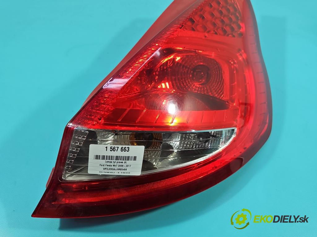 Ford Fiesta Mk7 2008-2017 1.2 16V 82 hp manual 60 kW 1242 cm3 5- světlo zadní pravé 8A61-13404-A (Klika dveří ostatní)