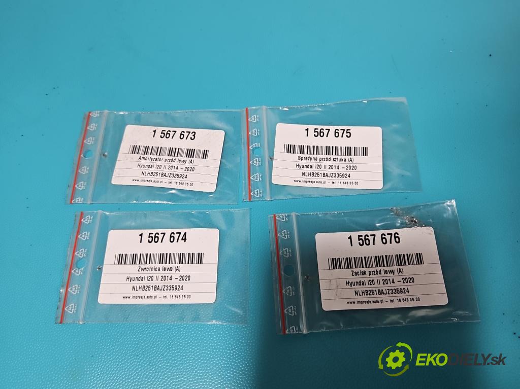 Hyundai i20 II 2014 -2020 1.2 16V 84KM manual 62 kW 1248 cm3 5- tlmič predné ľavý 54604-C8000 (Kľučka dverí ostatné)