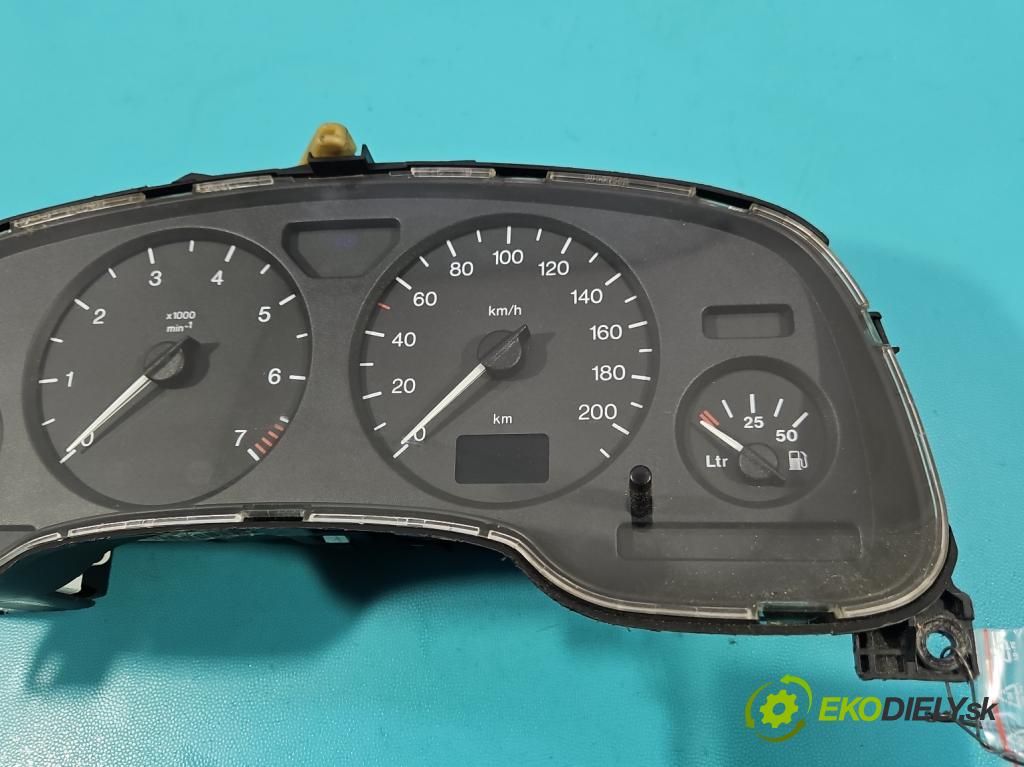 Opel Astra II 1998-2009 1.6 8V 75 HP manual 55 kW 1598 cm3 5- prístrojovka/ budíky 110008830/004 (Prístrojová doska)