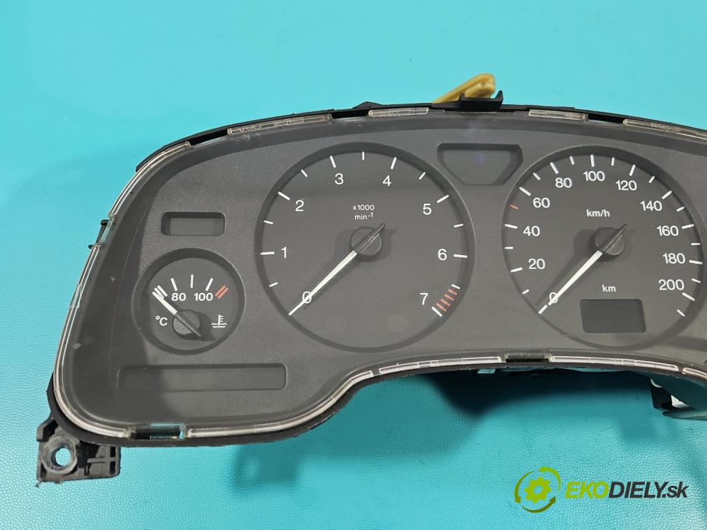 Opel Astra II 1998-2009 1.6 8V 75 HP manual 55 kW 1598 cm3 5- prístrojovka/ budíky 110008830/004 (Prístrojová doska)