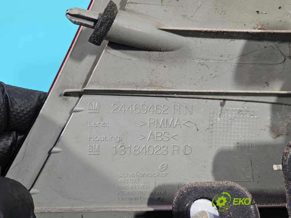 Opel Vectra C 2002-2008 1.9 cdti 150 HP manual 110 kW 1910 cm3 5- svetlo / reflektor zadné pravé 24469462 (Kľučka dverí ostatné)