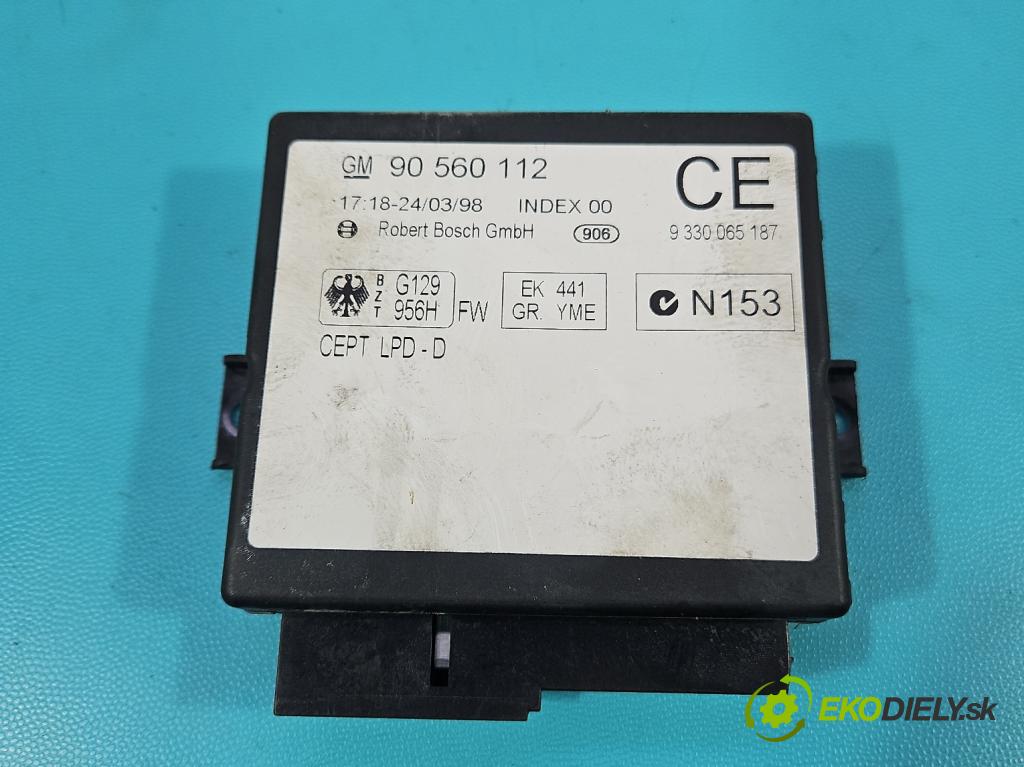 Opel Astra II 1998-2009 1.6 8V 75 HP manual 55 kW 1598 cm3 5- riadiaca jednotka motora 6237797