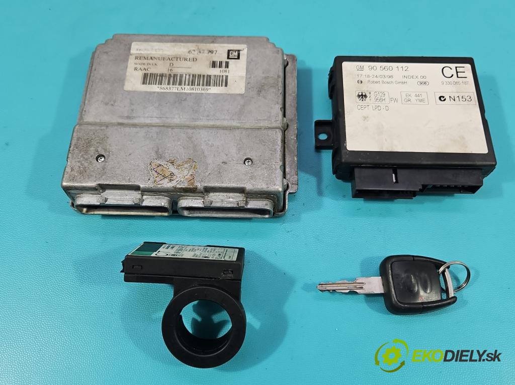 Opel Astra II 1998-2009 1.6 8V 75 HP manual 55 kW 1598 cm3 5- riadiaca jednotka motora 6237797