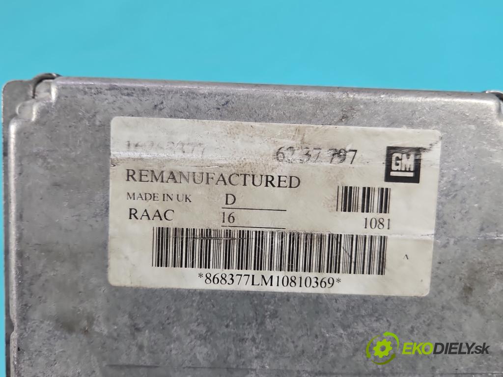 Opel Astra II 1998-2009 1.6 8V 75 HP manual 55 kW 1598 cm3 5- riadiaca jednotka motora 6237797